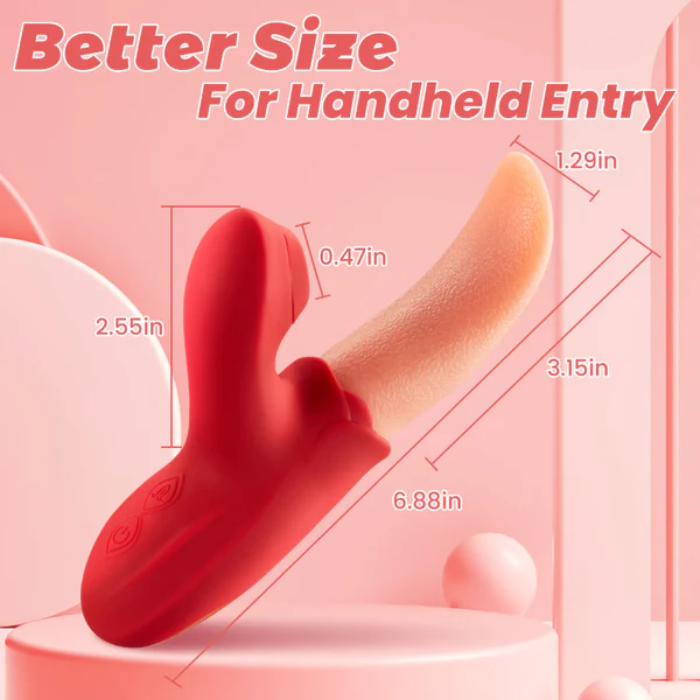 Eveandlove 2 IN 1 Upgraded Flapping Tongue G Spot Vibrator