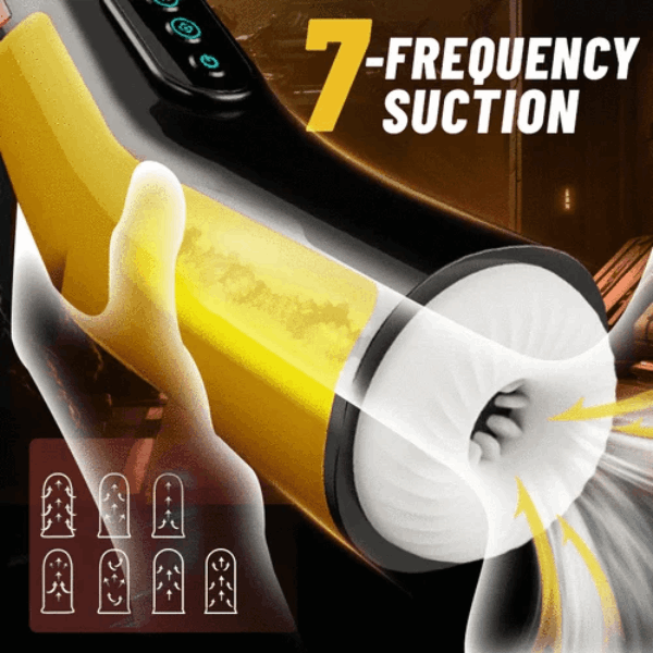 Eveandlove 7 Sucking 7 Vibrating Heating Male Masturbator