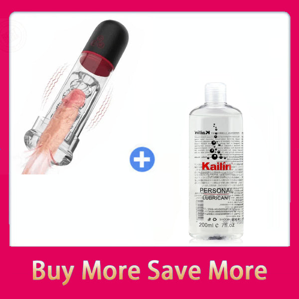Eveandlove 9 Vibrating 9 Sucking Male Masturbator Penis Enlargement Pump