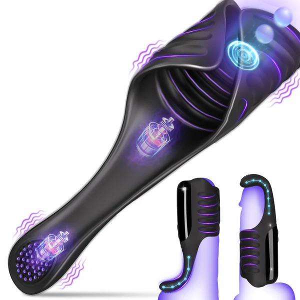 Eveandlove Penis Vibrator with Tapping & Vibrating Function