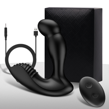 3 in 1 Prostate Vibrator Toy with 5 Wiggle & 2x10 Vibration Modes