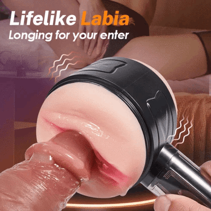 Eveandlove 10 Vibration Anal and Vaginal 2 in 1 Handheld Masturbator