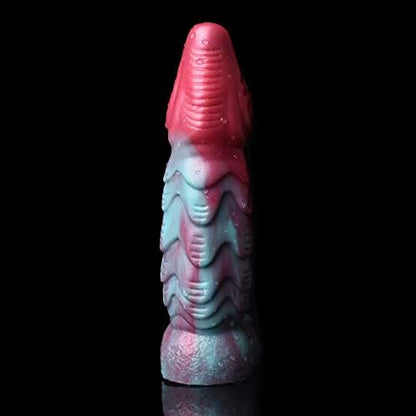 Eveandlove 8.27  Octopus Penis Extender Sleeve – Realistic Silicone Enlargement Sleeve with Penis Ring for Men