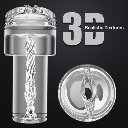 2 In 1 Vagina Sucking Electric Penis Enhancement Pump Male Masturbation Cup
