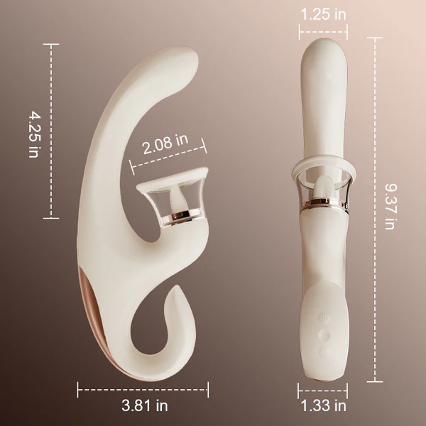 Eveandlove Clitoral Arousal Tongue Licking Suction Vibration Triple Stimulation Vibrators