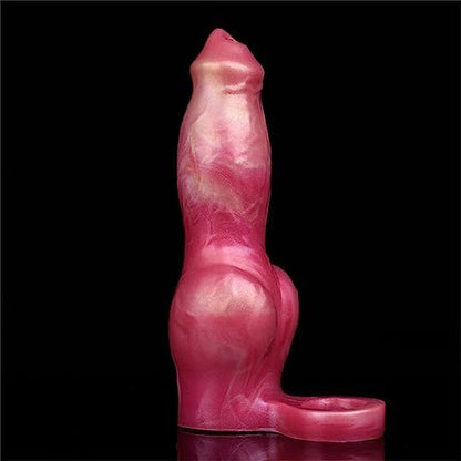 Eveandlove Male Penis Sleeve Enlarger – Soft Silicone Extension Sleeve with Cock Ring, 1.77in Solid Length
