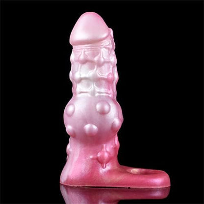 Eveandlove 7.16  Monster Penis Extender Sleeve – Soft Silicone Enlargement Sleeve with Cock Ring for Men
