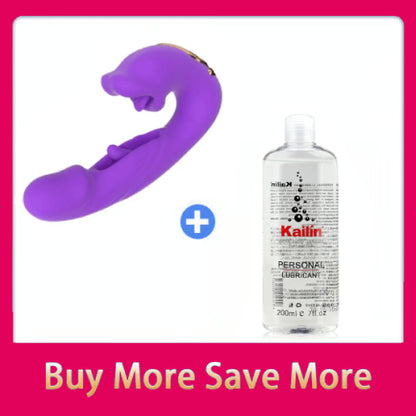 Eveandlove G Spot Vibrator: 7 Modes for Clitoral Stimulation, Thrusting Dildo & Anal Play