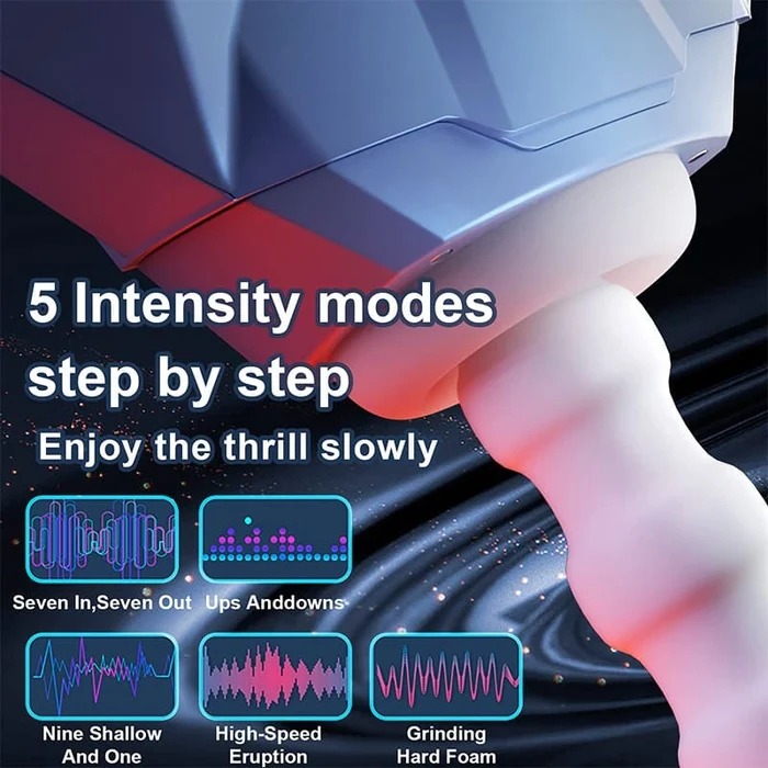 Eveandlove 2024 Spaceship Thrusting Sucking Heating Male Stroker Dual Opening