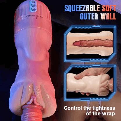 Eveandlove 5 Sucking 10 Vibrating Simulated Vagina Masturbator and Pussy Pocket