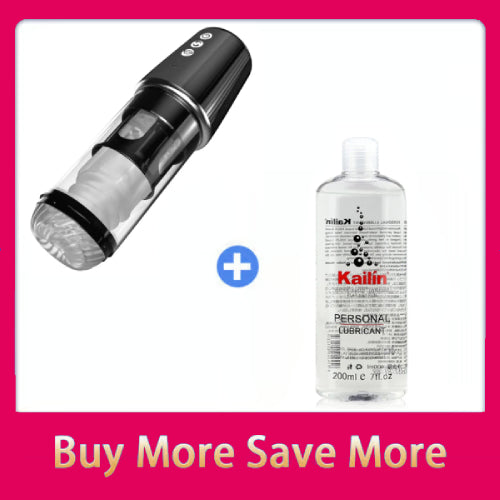 Eveandlove 5 Rotating 5 Sucking 7 Vibrating Masturbator & Training 2 IN 1 Adult Toys