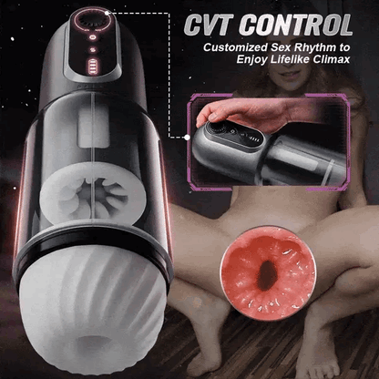 Eveandlove & Godwin Stepless Variable Speed Masturbator Handsfree