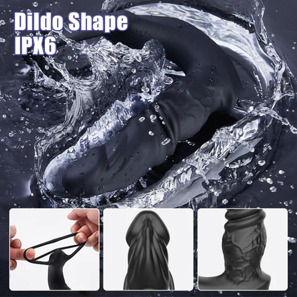 Eveandlove Bluetooth Remote Control 9 Thrusting Vibrating Prostate Massager with Penis Ring