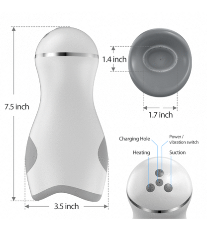 Eveandlove 42℃ Intelligent Heating Automatic Male Masturbation Cup