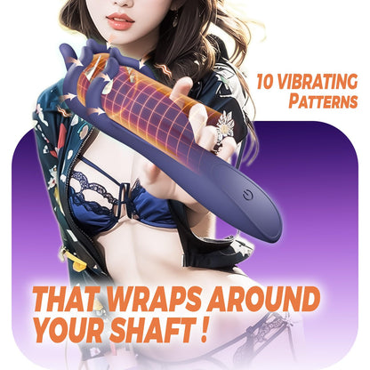 Male Masturbator Penis Vibrator - 10 Vibrating Patterns for Ultimate Pleasure | Male Sex Toys for Men