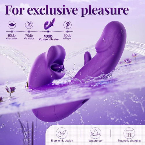 Eveandlove G Spot Vibrator: 7 Modes for Clitoral Stimulation, Thrusting Dildo & Anal Play