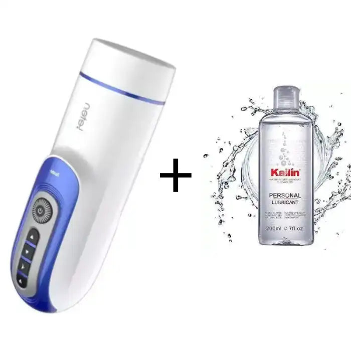LETEN Automatic Telescopic Rotating Heating Male Masturbator