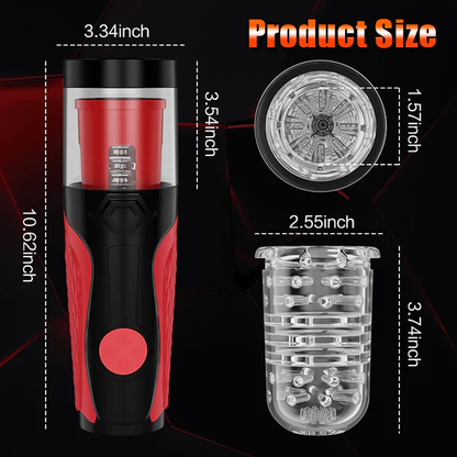 Eveandlove Automatic 5 Thrusting & Rotating for Penis Stimulation Masturbator Cup