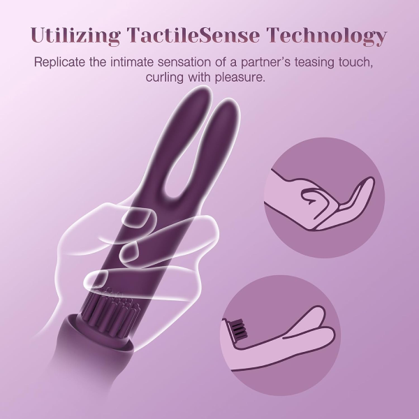 Eveandlove 10 x 6 x 7 Modes Come-Hither Clitoral Tickling Rabbit Vibrator