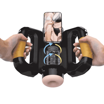 Eveandlove Rotating Thrusting Double Side Handle Male Stroker XSPACECUP