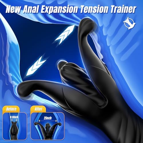 Prostate Massager for Men – 9 Mode Vibrating Thrusting Anal Plug with Remote Control